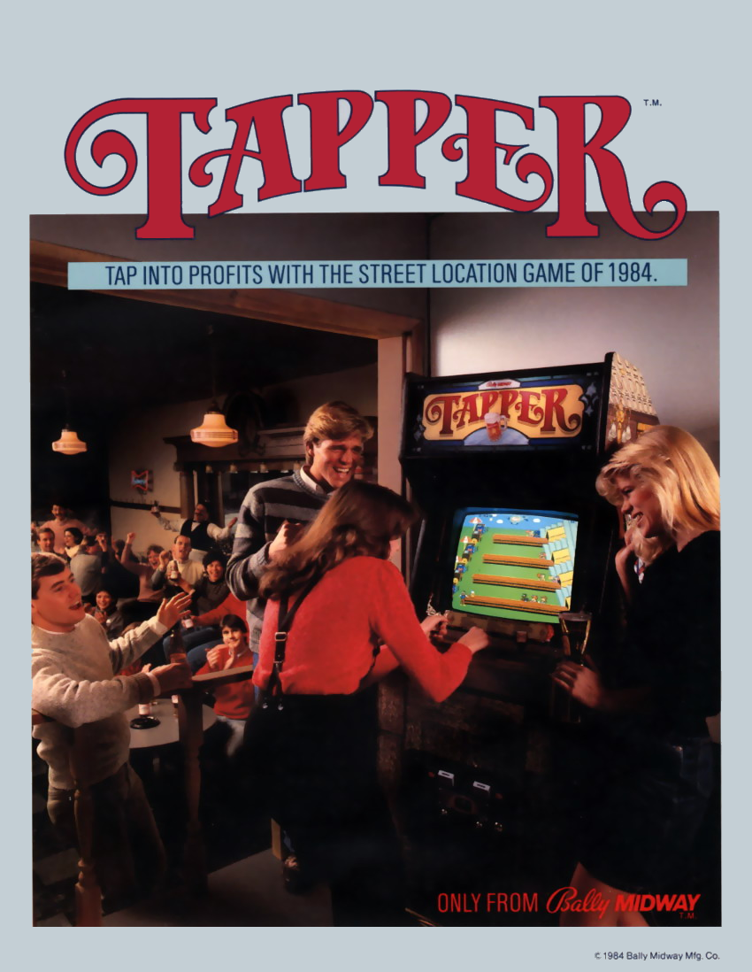 free tapper arcade game